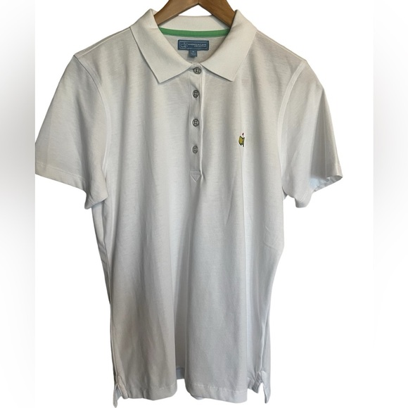 Magnolia Lane Collections Women’s White Masters Polo Size M - Picture 1 of 5